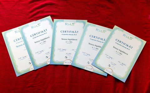 Certifikát - terapeut metody RUŠ